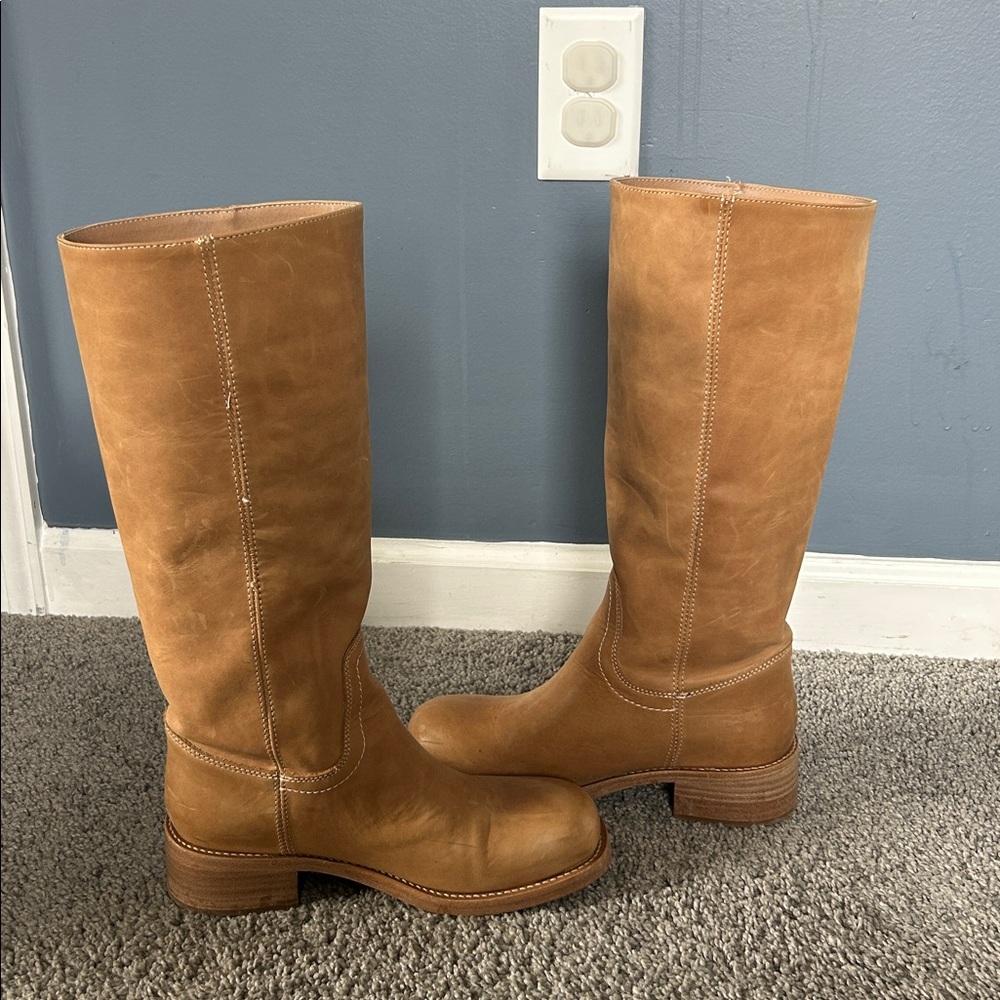 Steve Madden Riggs Banana Leather Boots - Picture 5 of 9